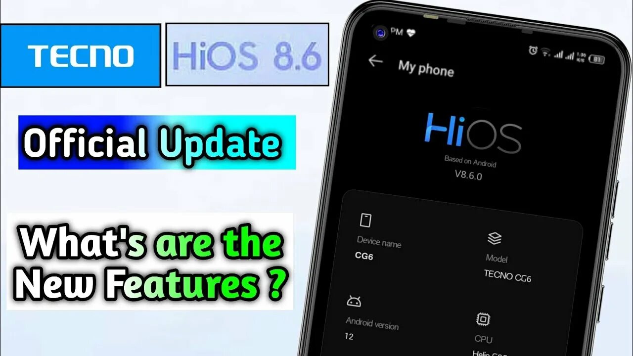 HIOS 8.6. HIOS 13. Оболочка HIOS. HIOS Техно.