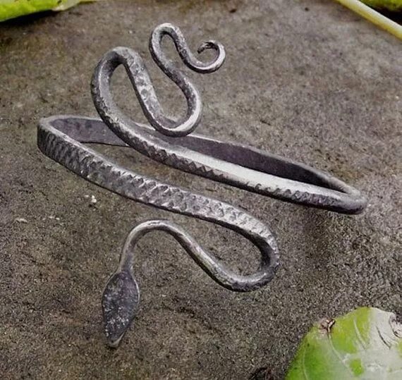BUY Decorative forged snake made of metal 511023052 - HANDMADE GOODS at MADEHEAR