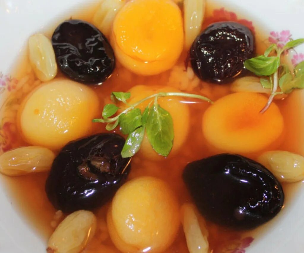 Компот из кураги и чернослива как варить