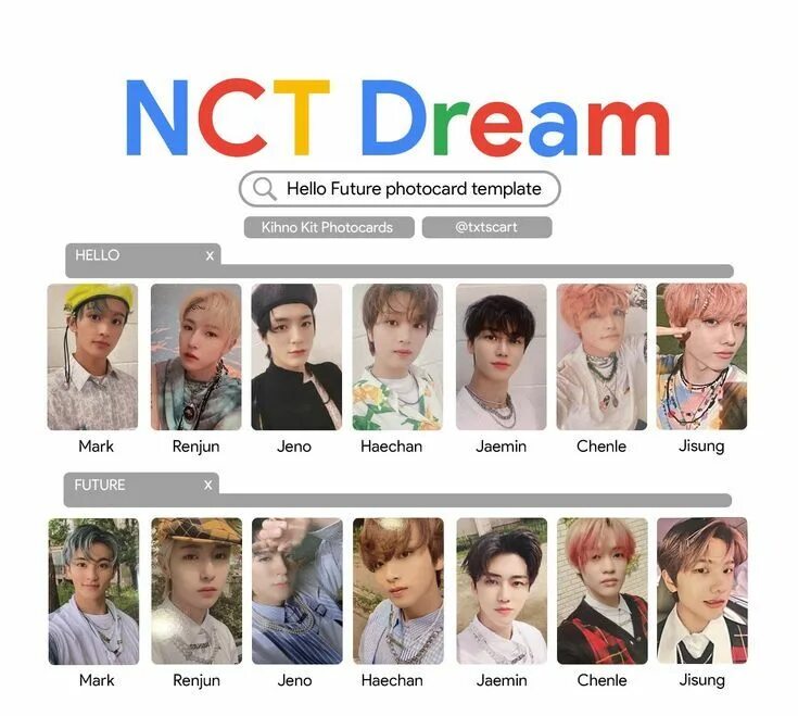 Future hello. NCT Dream Photocard. NCT Dream hello Future. NCT Dream hello Future Cards. NCT Dream hello Future album.
