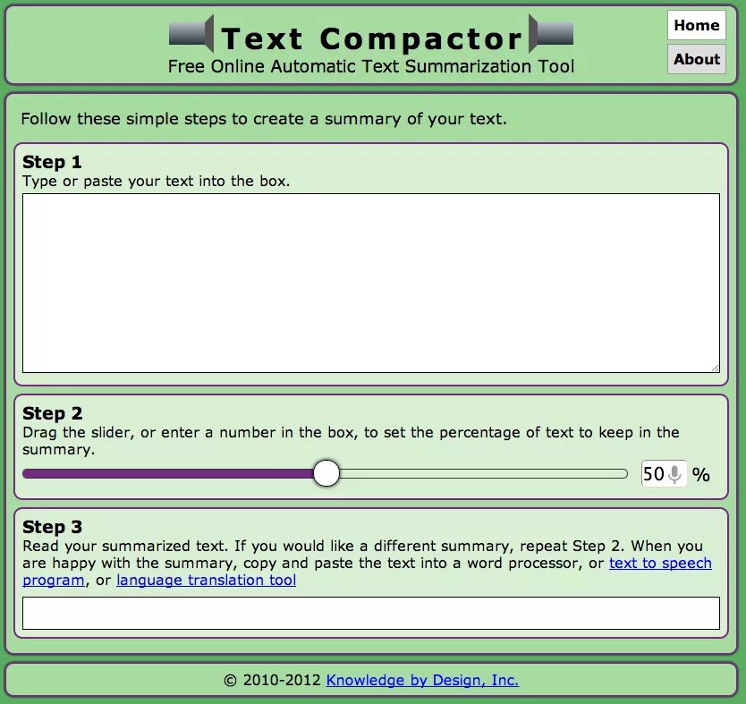 Text into speech. Text into speech