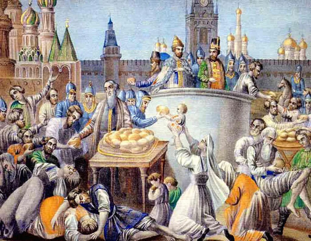 Великий голод при борисе годунове. Голодные годы во время смуты. Голодные бунты 1601-1603. Великий голод (1601-1603). Великий голод 1601-1603 картина.
