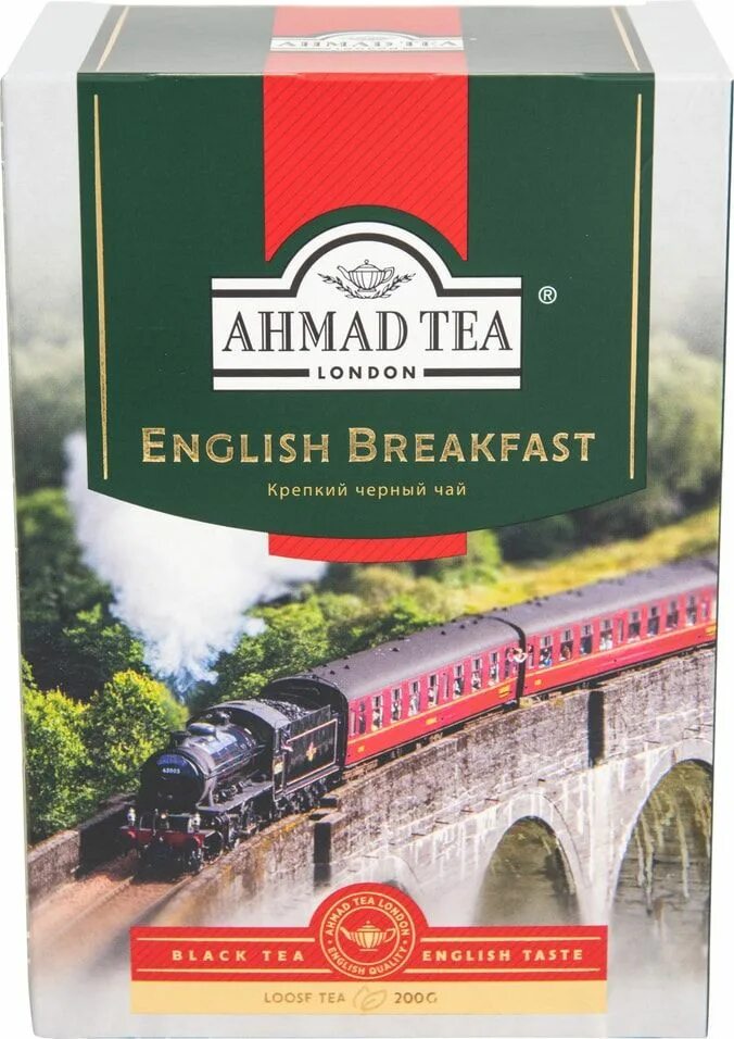 Ахмад английский завтрак. Ahmad English Breakfast 200г. Чай черный Ahmad Tea English Breakfast. Чай Ахмад английский завтрак 200 гр. Чай Ахмад английский завтрак черный лист 200 г.