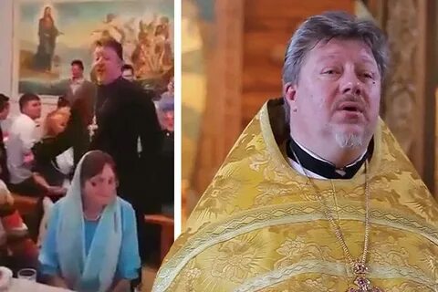 Священник поет