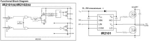 Ir2101 схема включения