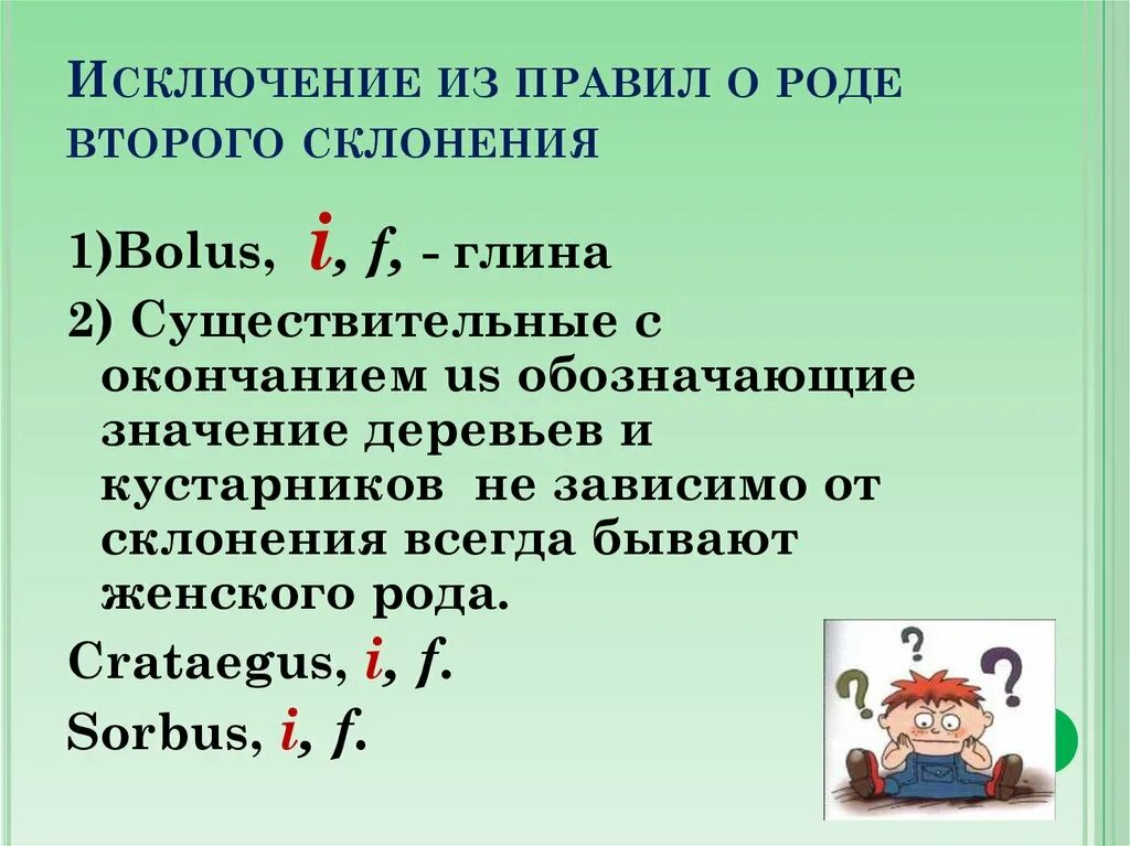 Проект исключения из правил. Исключение из правил. Исключения из правил о роде латынь. Исключения из правил о роде. Склонение имен существительных.