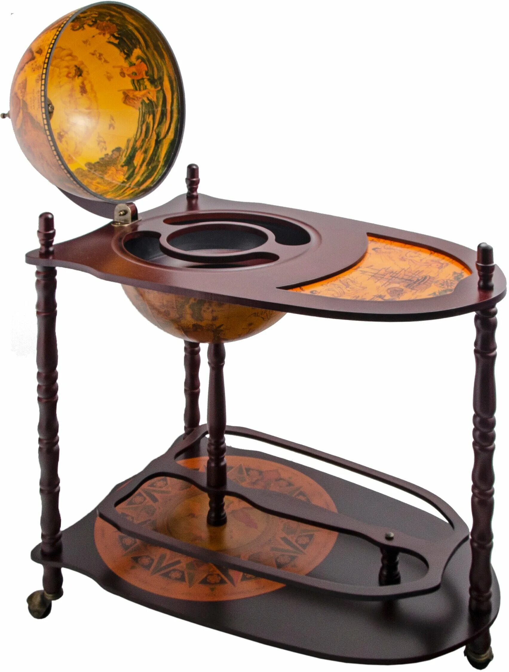 глобус-бар напольный сфера 45 см ptolemaeus. глобус-бар shenzhen jufeng handicraft карл iv красивый, 33 см, коричневый. бар напольный. бар напольный. глобус бар со столиком.