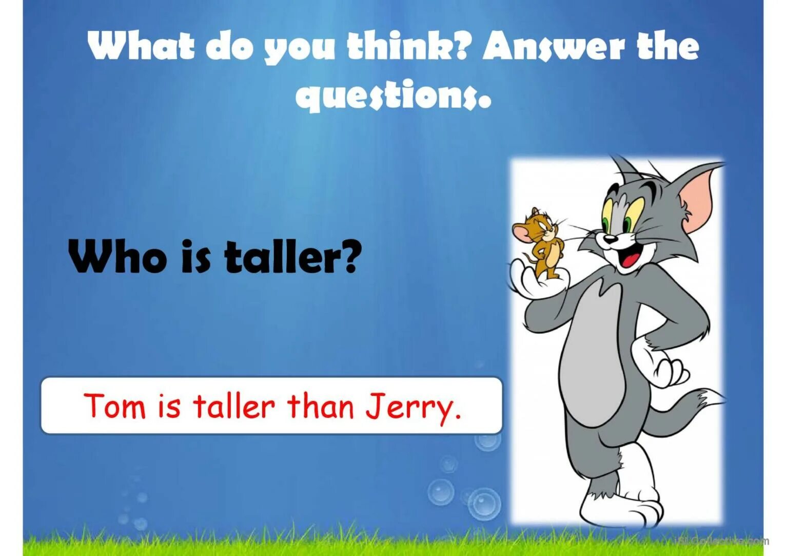 Think answers