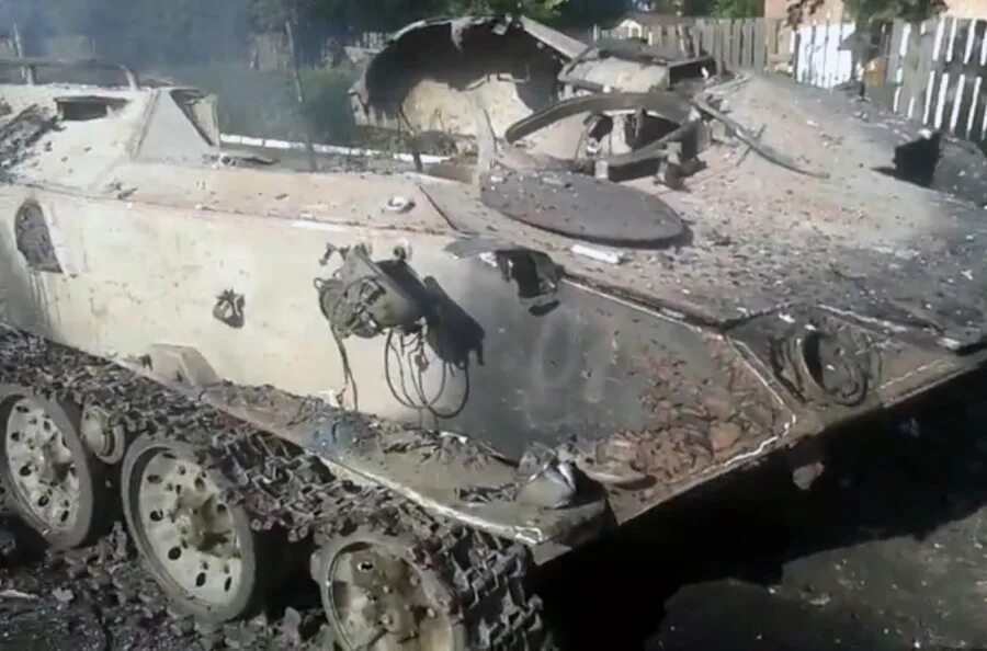 танки попали в засаду