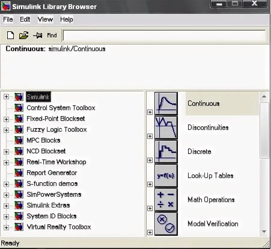 Libraries browser. Libraries browser
