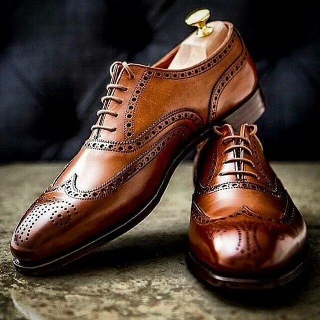 Оксфорды (Oxford Shoes) обувь 2021. Туфли Oksford Shoes мужские. Classic Wingtip Shoes men.