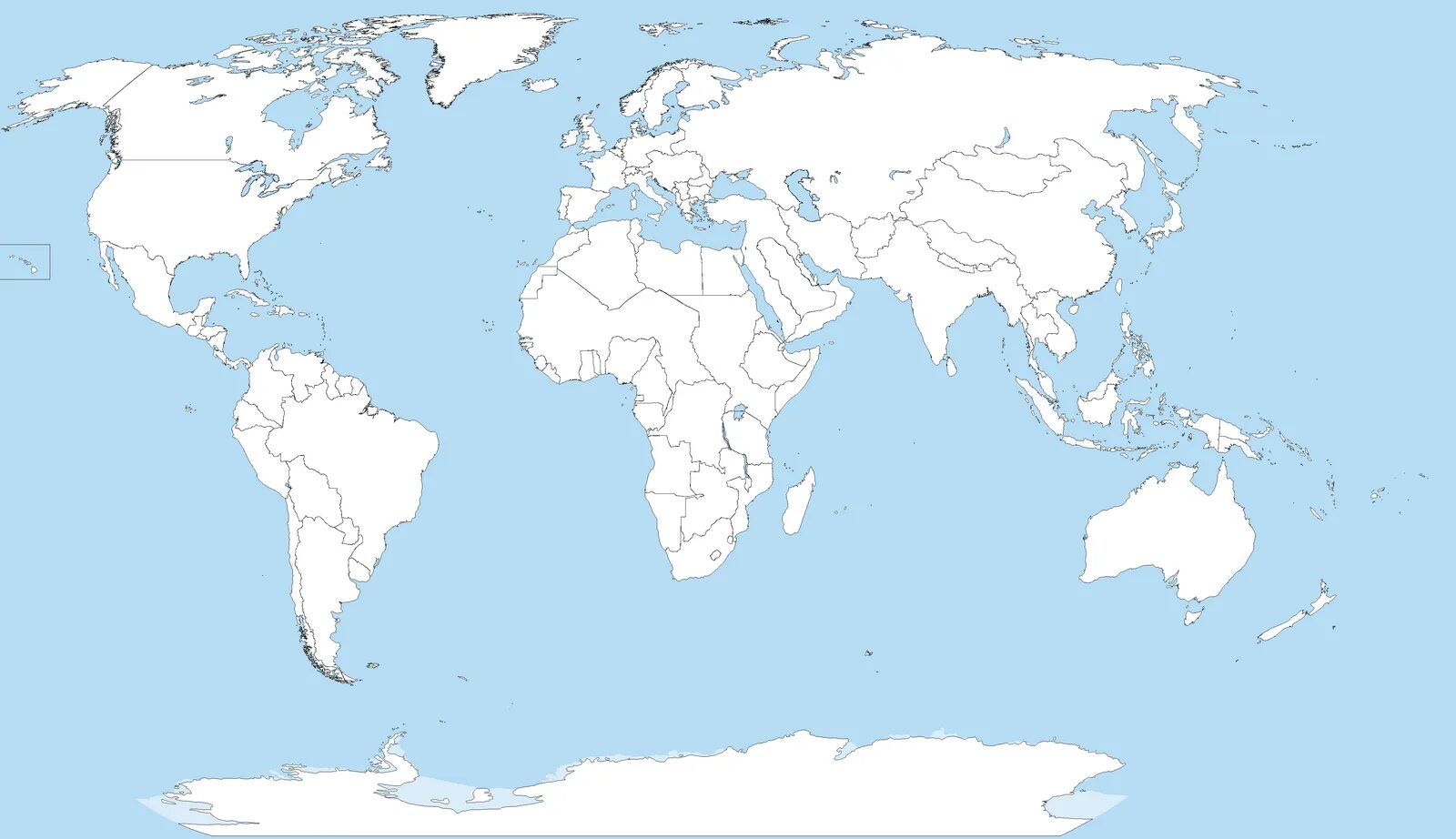Map of the world for mapping. Map of the world for mapping