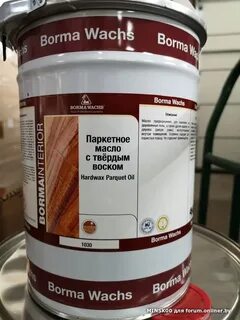 Паркетный масло воск