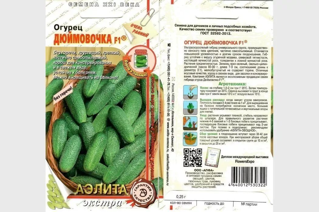 Корнишоны описание