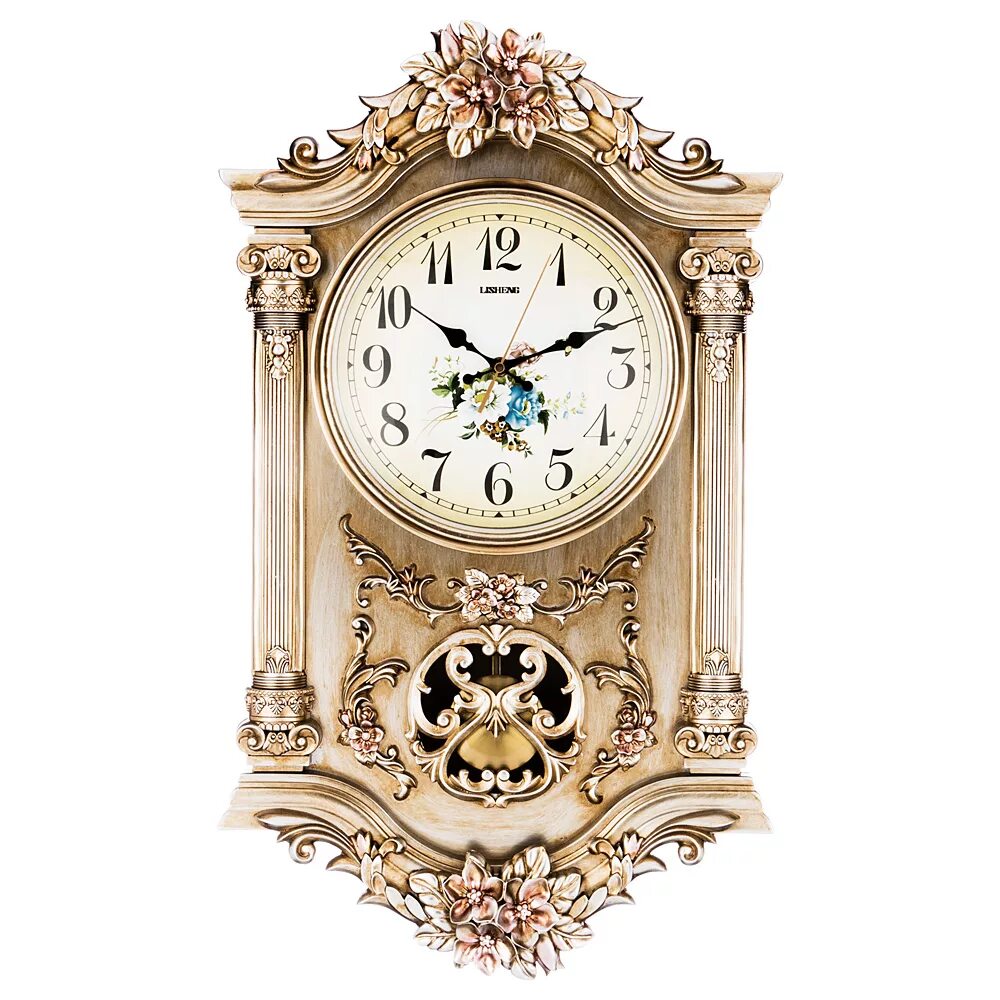 Часы Lefard 504-385. Часы с маятником настенные. Купить часы магнитогорск