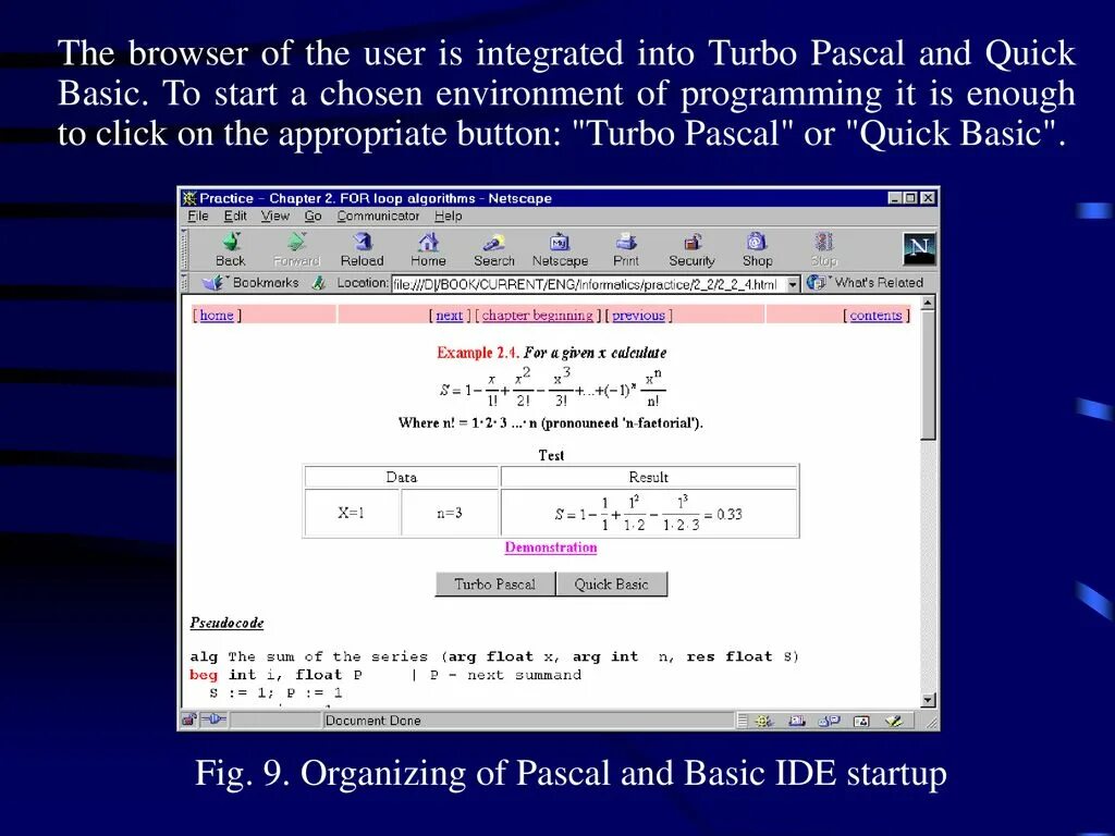 Basic pascal c