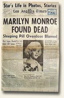 Dead marilyn