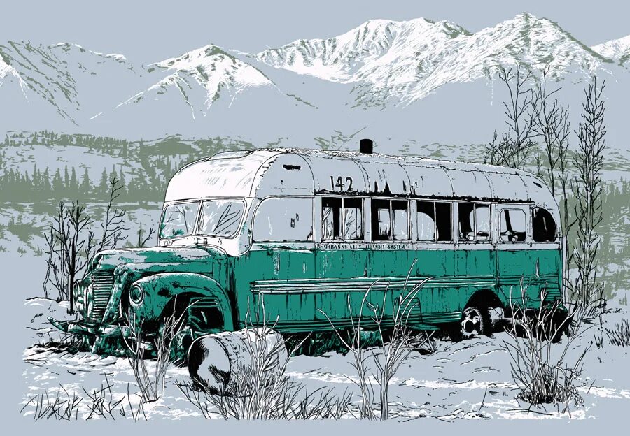 Автобус рисунок. Christopher johnson mccandless magic bus. School bus teenagers. Into the wild эскиз. Автобус на аляске кристофера маккэндлесса.