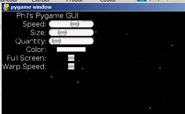 Pygame клавиши