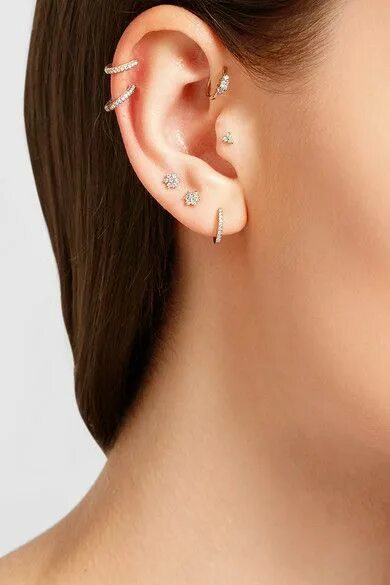 Серьги пусеты гвоздики с кристаллами Swarovski Jolie Mademoiselle Jolie Paris 39
