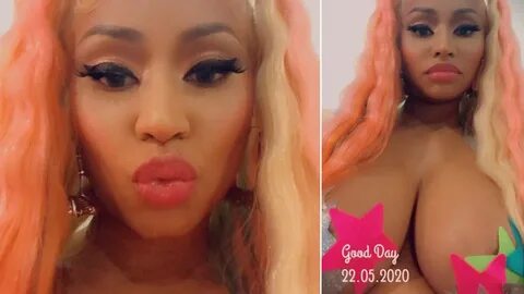 Slideshow nikki minaj boob fell out.