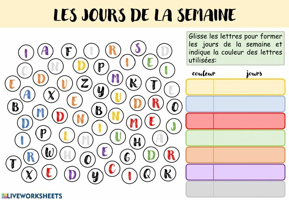 Les jours. Les jours de la semaine стих. les jours de la semaine en francais планеты. mots-meles : jours-mois-saisons с ответами. les jours de la semaine кроссворд.