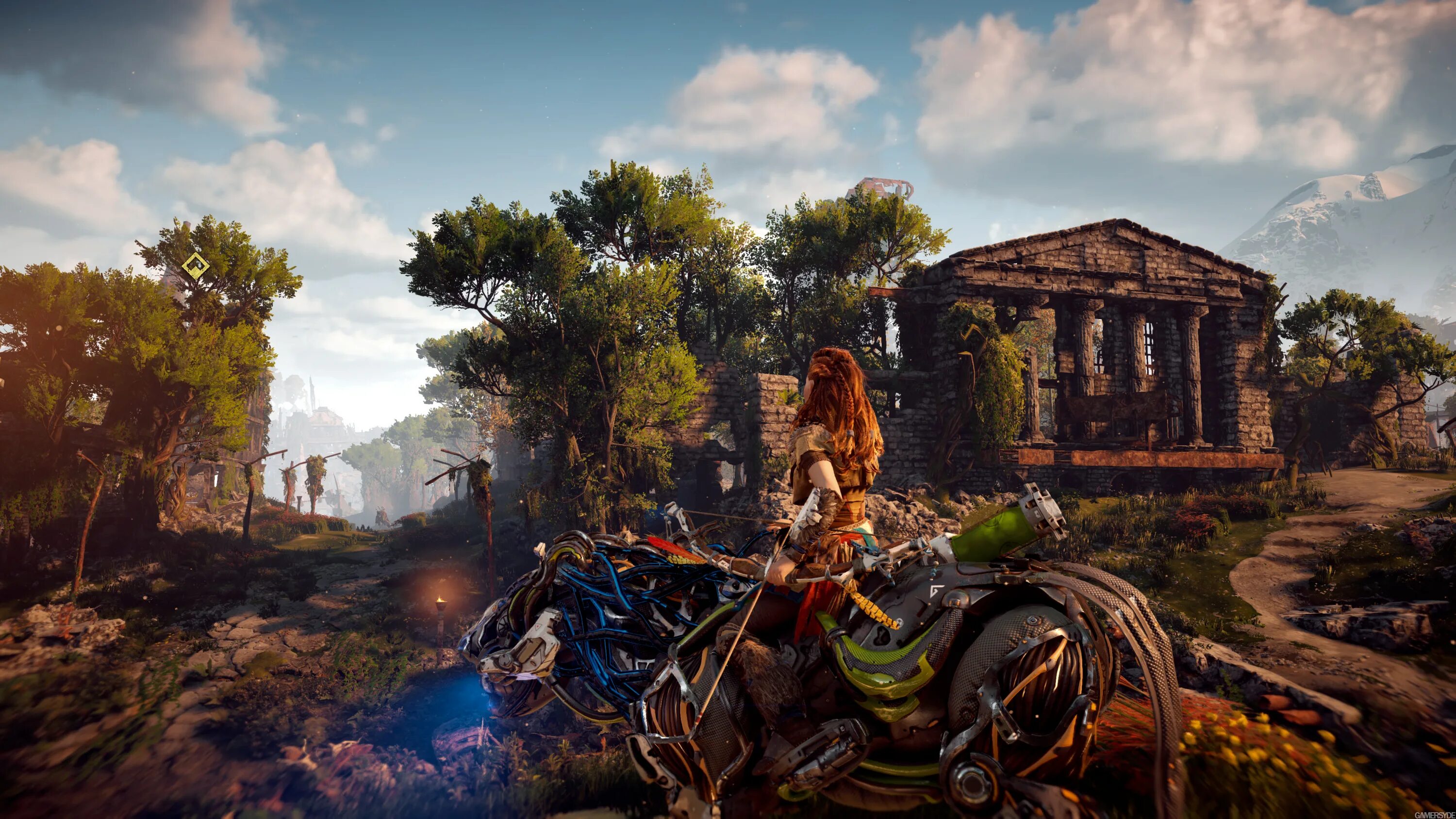 Horizon Zero Dawn 4к. Хоризон 2. Хорайзен Зеро давн гор. Хорайзен Зеро давн руины. Horizon zero pc