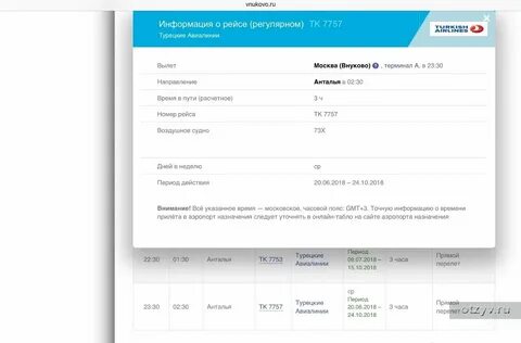 За сколько начинается регистрация в турции
