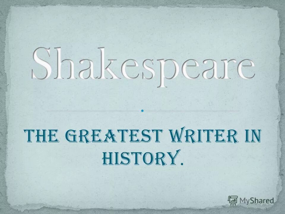 Great playwrights. The Greatest English stastmen and rullers.