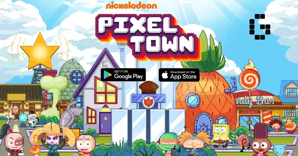 Another town. Никелодеон игры. Игра Pixel Town: Wild times. Никелодеон: пиксельный город. Pixel Town Wild times Akanemachi игра.