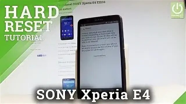 Сброс настроек sony xperia