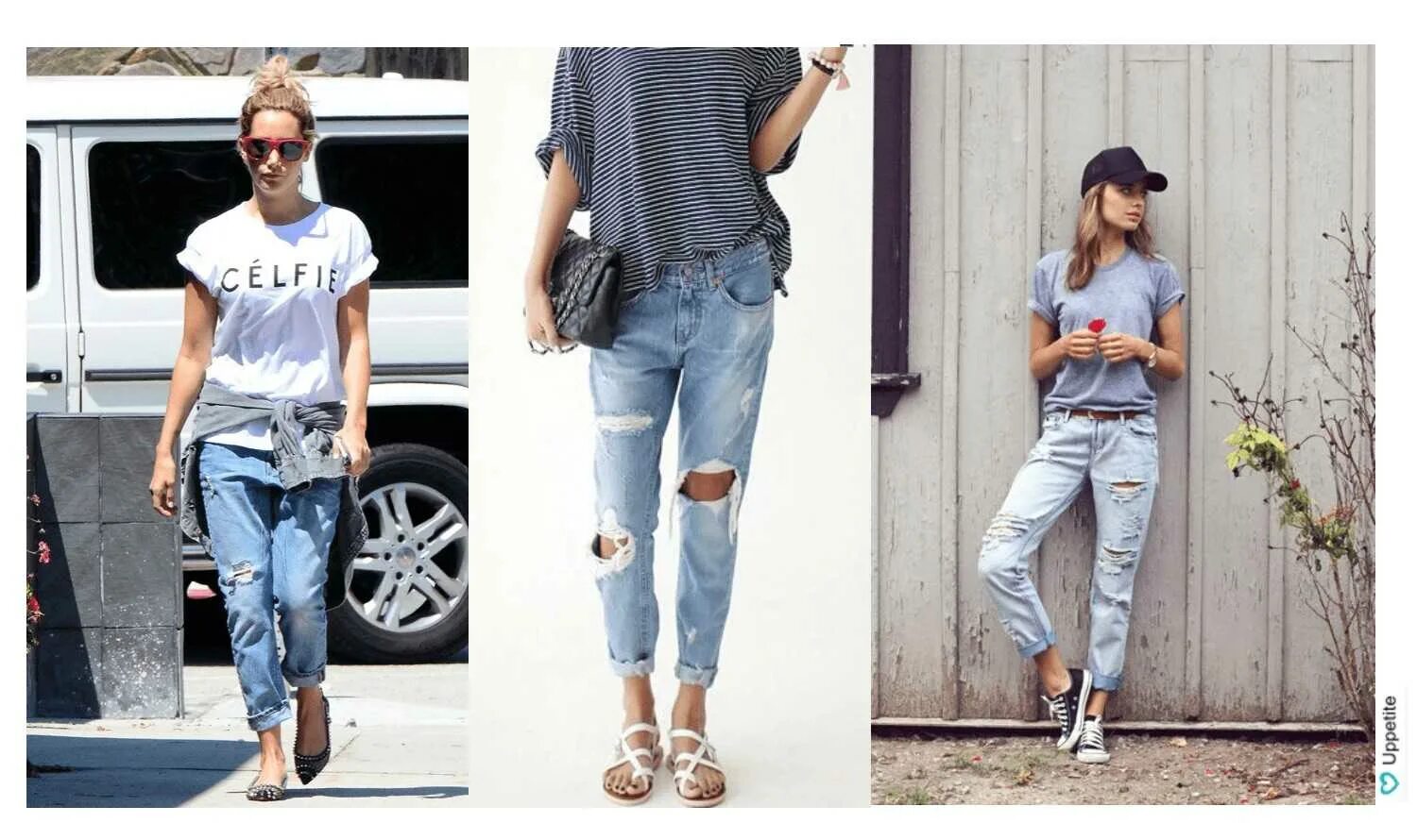 День бойфренда. Стильные джинсы с майкой. Джинсы оверсайз. Свободные джинсы и футболка. Футболка заправленная в джинсы.