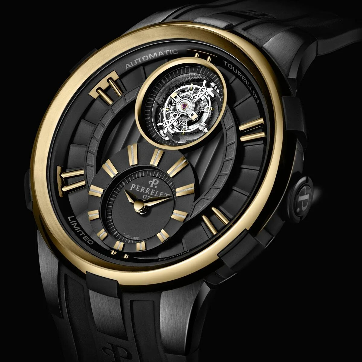 Perrelet Turbine Limited Edition Gold. Часы Perrelet Gold. Часы Tourbillon черные. Часы мужские perfect Gold. Арабский часы мужские