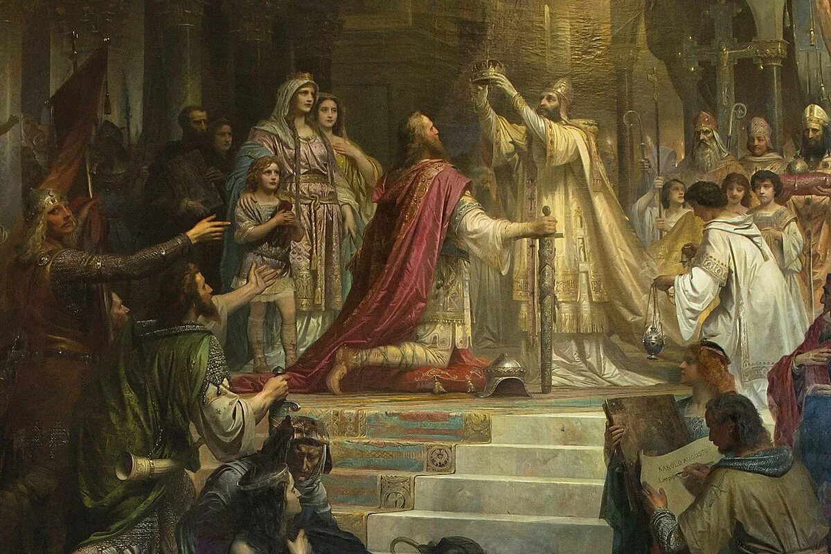 Оттон i Великий коронация императором.