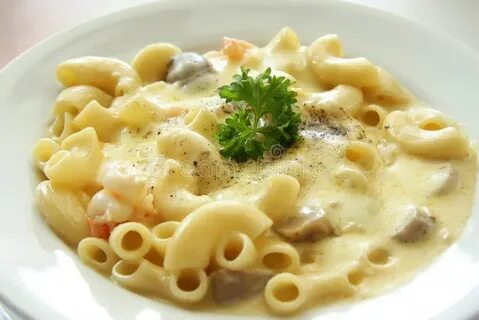 Макароны с сыром и сливками как называется