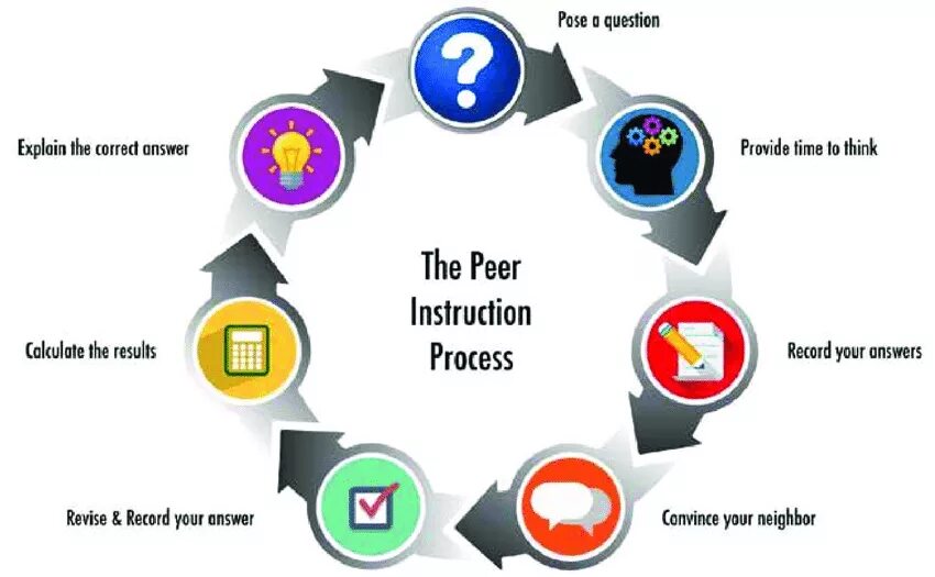 Process instruction. Peer instruction. Peer discussion инфографика. Tem processing инструкция. Scientific evaluation peer-Review.