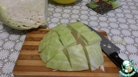 Капуста кусками без уксуса