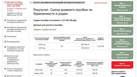 Выплаты при первой беременности 2024