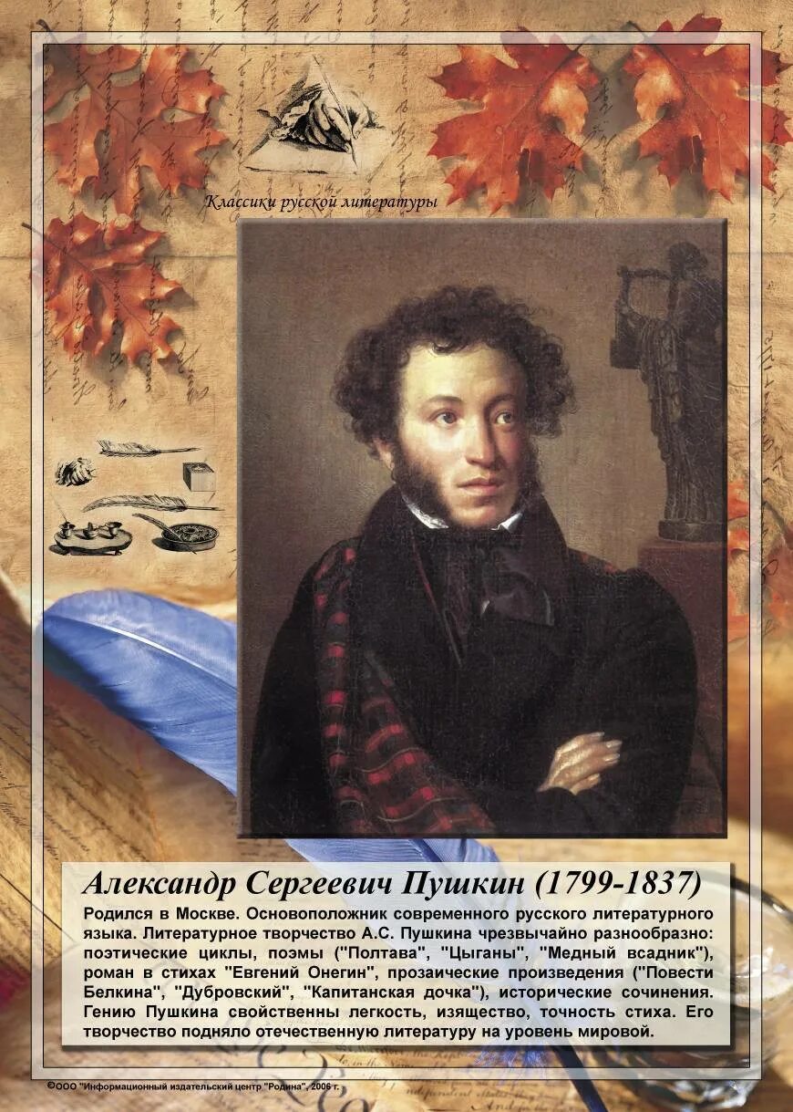 Поэты школьной программы