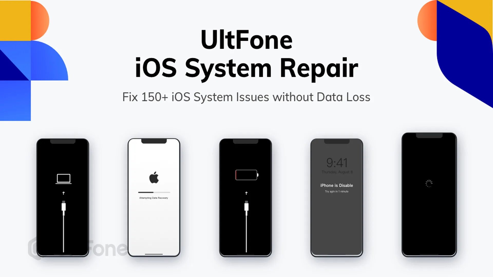 Ultfone ios date manager. Ultfone ios system repair.