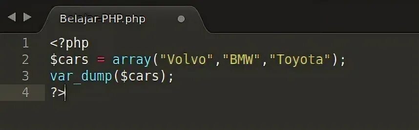 Php var