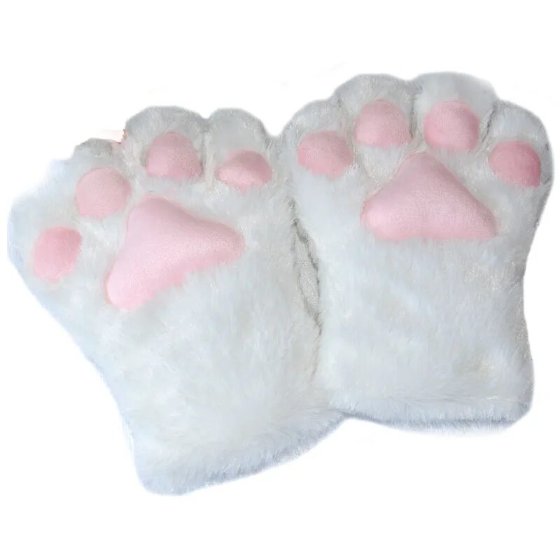 перчатки лапки белые. перчатки лапки кошки. перчатки лапки белые. перчатки лапки белые. перчатка кошачья лапка.