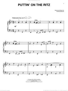 Puttin on the ritz текст