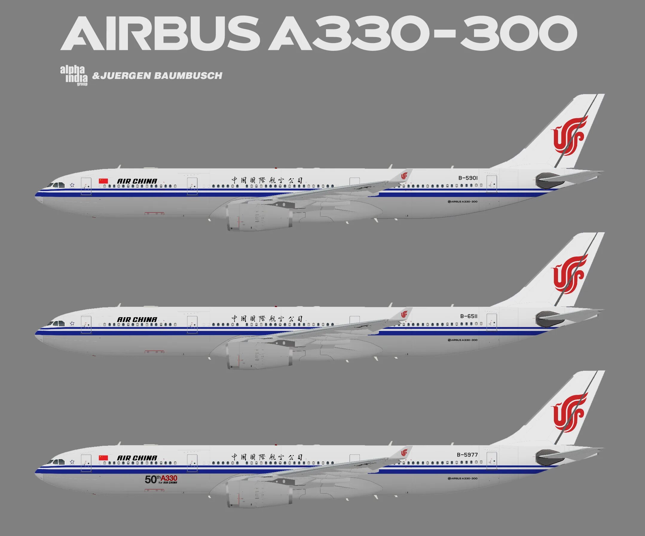 China Eastern A330-300 fleet V3