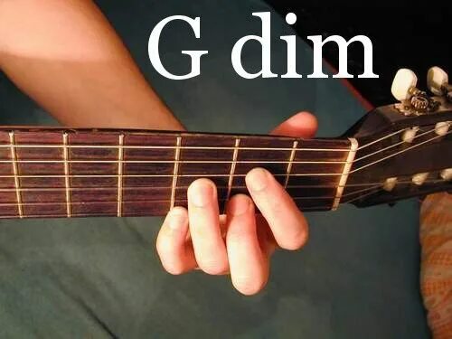 C dim. G dim аккорд. g dim.