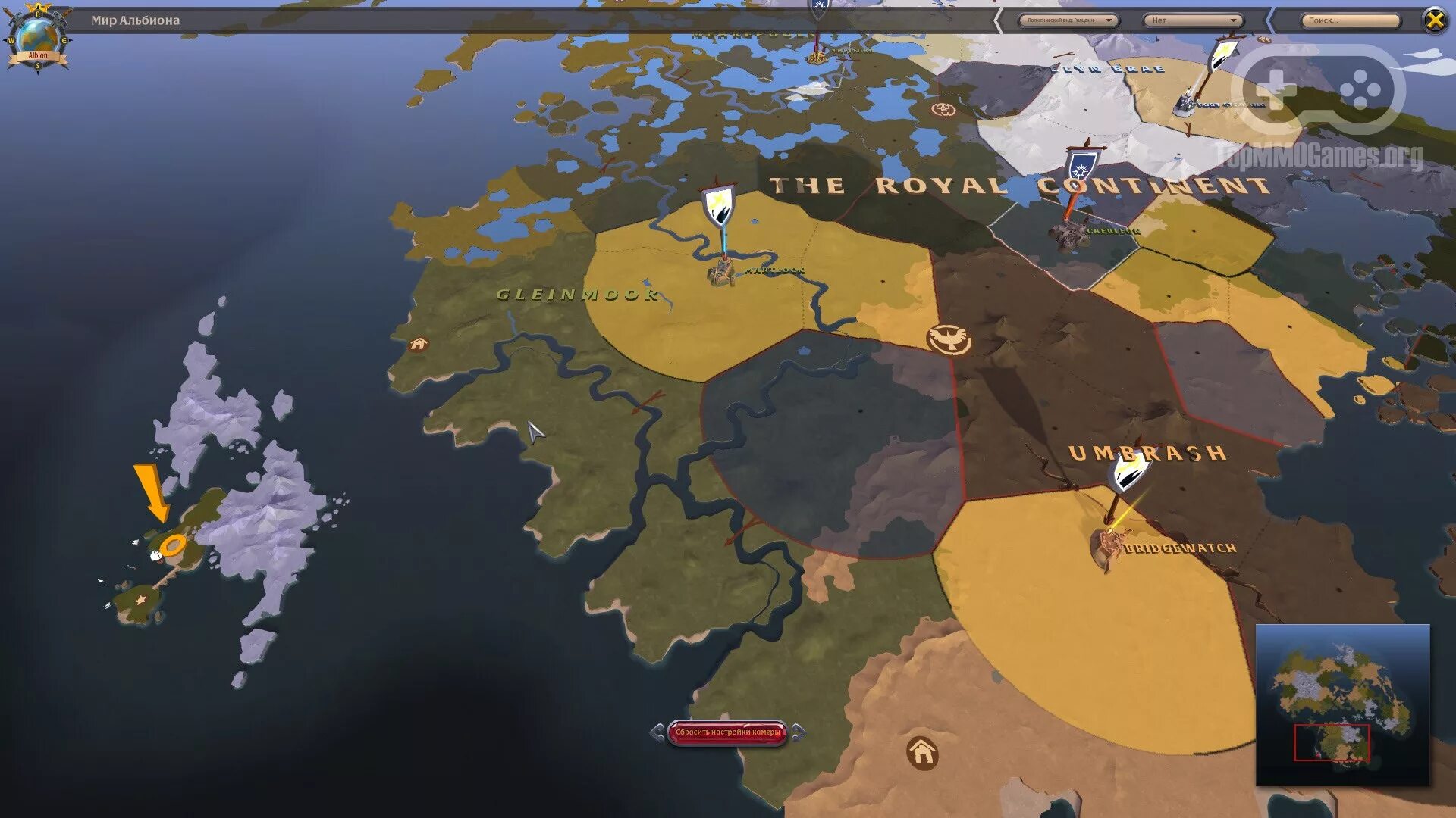 Albion map
