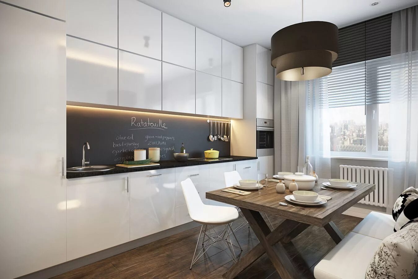 Кухня Nolte Soft Lack Nature в современном стиле / Modern kitchen Nolte Soft Lac
