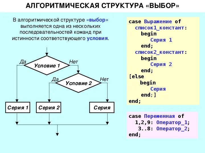 Алгоритм состав. Алгоритмическая структура ветвления команда ветвления. Блок схема алгоритмической структуры выбор. Оператор Case структура алгоритма. Алгоритмы и алгоритмические структуры.