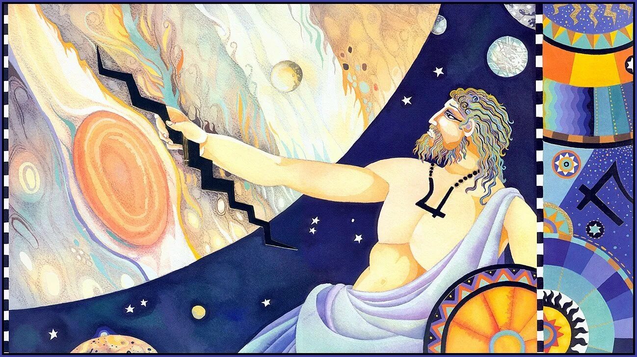 Планеты античной мифологии. Уран Бог древней Греции. Юпитер Зевс Планета Бог. Юпитер Бог неба. Уран Бог неба.