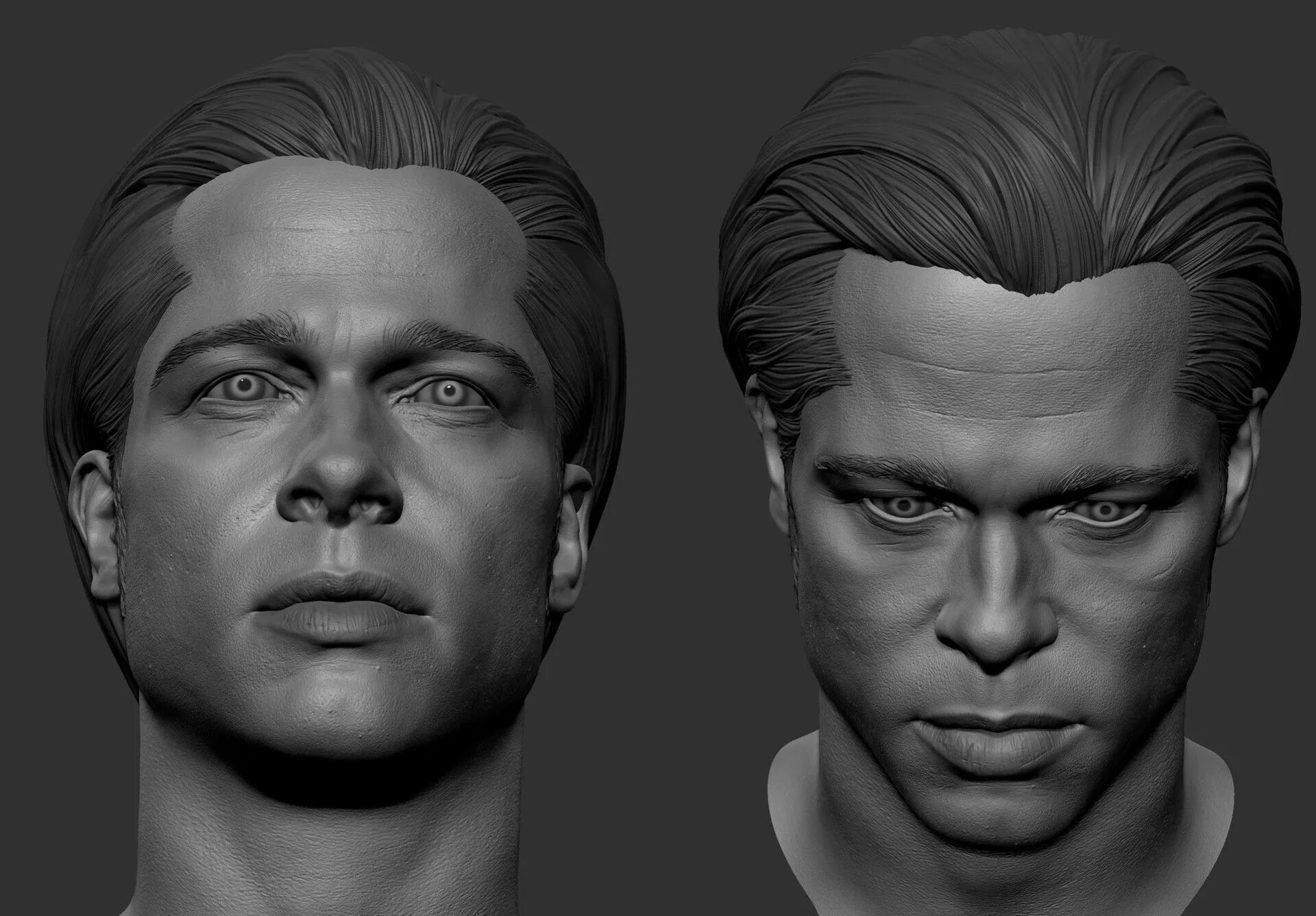 Zbrush Brad Pitt. Брэд Питт 3 d модель. 3д моделирование скульптинг. Брэд Питт скульпт лица. Три фейс